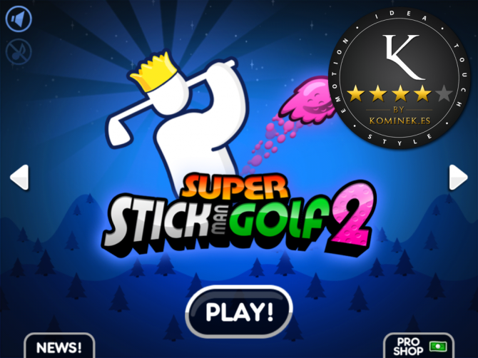 super stickman golf 2 recenzja test ios android aplikacja